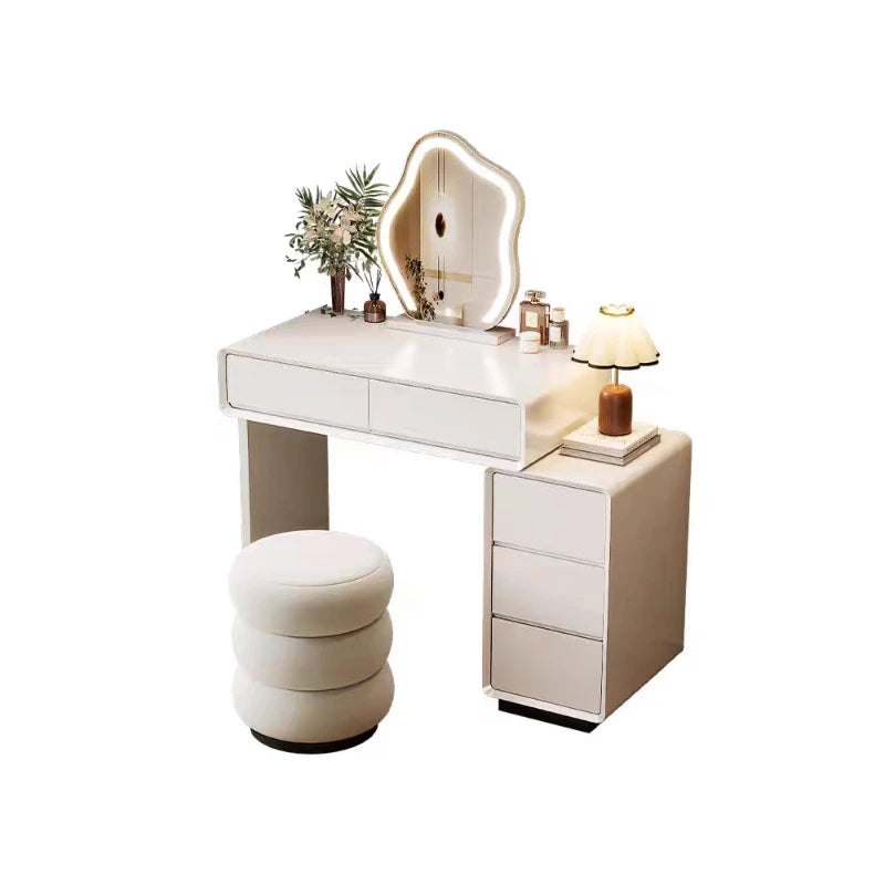 Bedroom Women Dressing Table Luxury Wood Storage Mirror Hairstyle Dressing Table Home White Muebles De Dormitorio Furniture