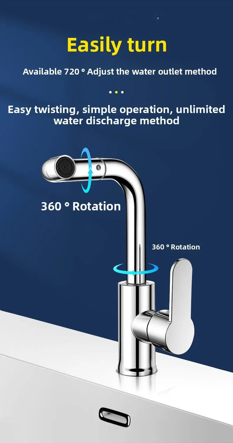 Bathroom faucet washbasin for home hot and cold water two-in-one washbasin washbasin