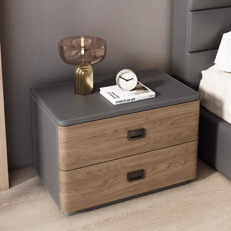 Bedroom Storage Bedside Table Italian Style Space Saving Bedside Tables Aesthetic Modern Mesitas De Noche Home Furniture