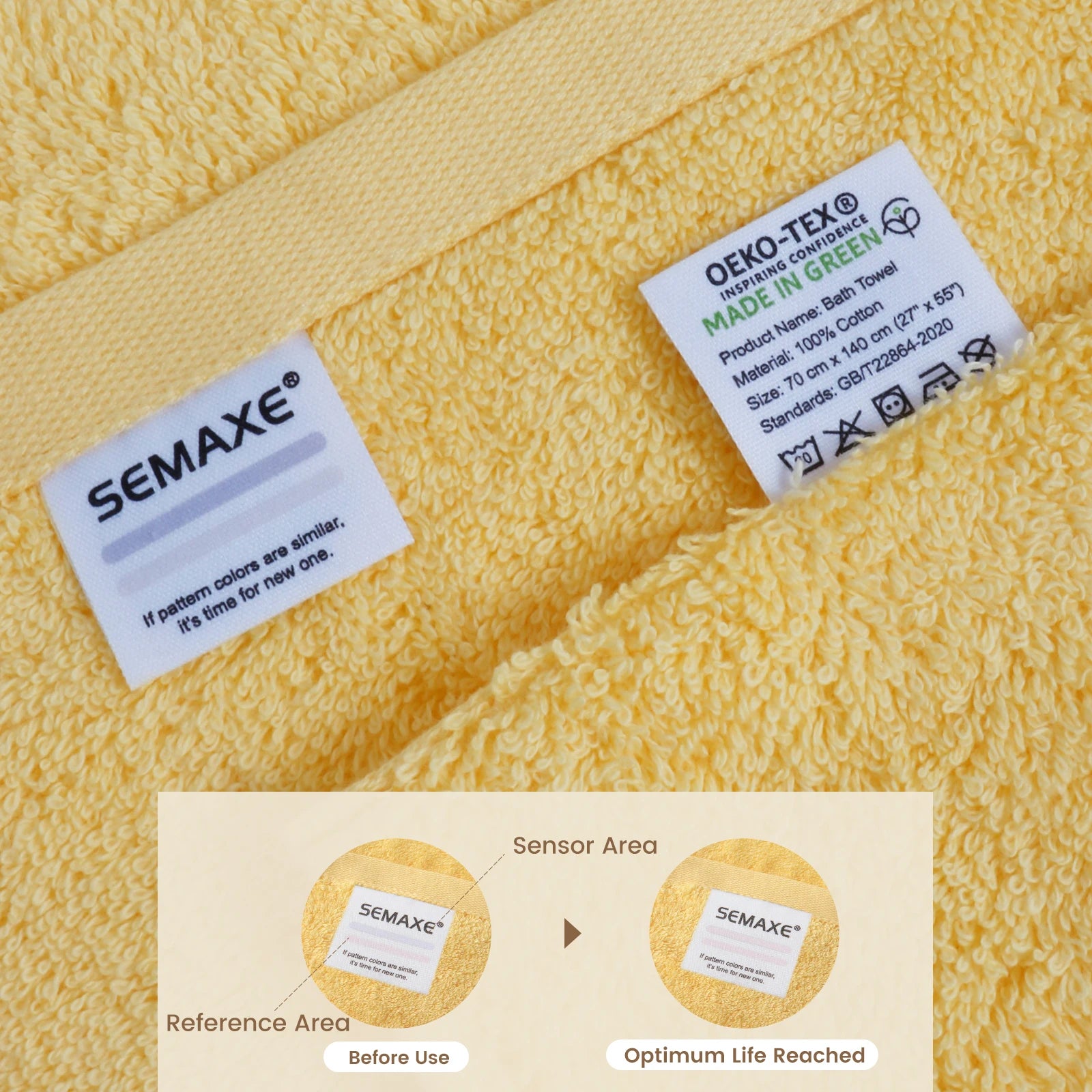 12 Pack Cotton Washcloths Solid Bulk Set SEMAXE 100% Cotton Ultra Soft Face Towels Absorbency for Bathroom Spa Cleaning Supplies