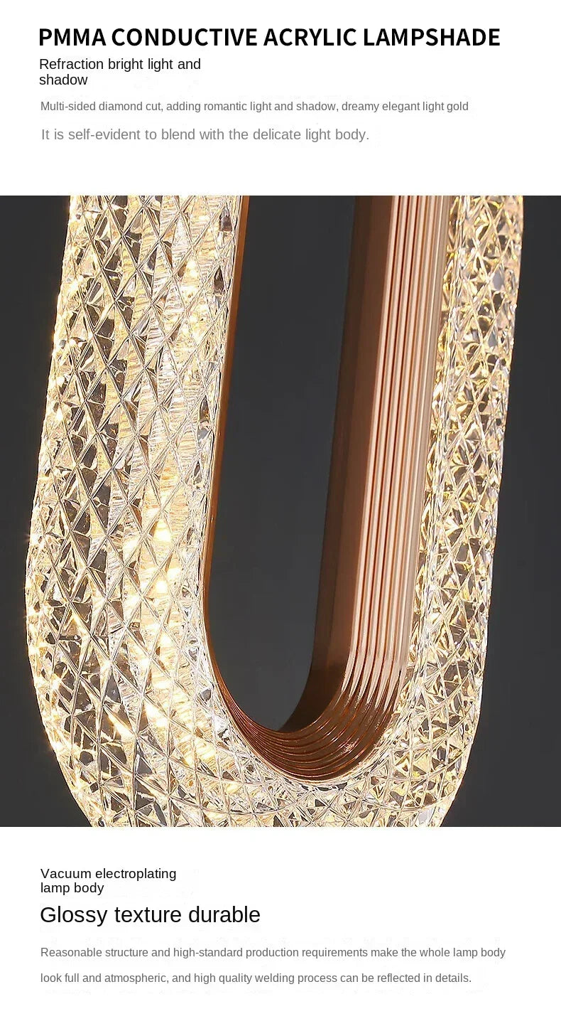 Modern Minimalist Living Room Sofa Bedroom Background Wall Lamp Ambient Light Small Pendant Lamp Home Decoration Indoor Lighting