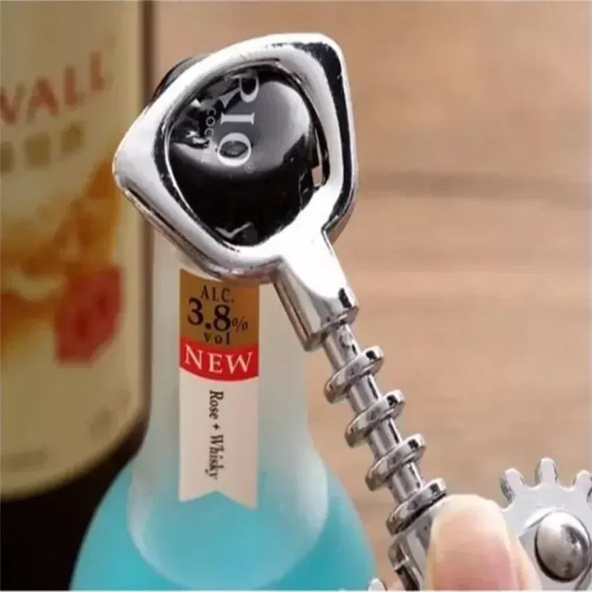 Wine Opener Multifunctional Corkscrew Bottle Opener Zinc Alloy Cork Remover Premium Winged Wine Bottle Opener  jar