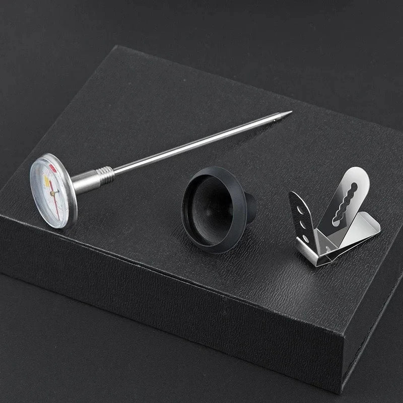 Stainless Steel Coffee Temperature Meter Probe 0~100℃ Thermometer for Coffee Pot Milk Frothing Jug Cafe Kitchen Measuring Tools