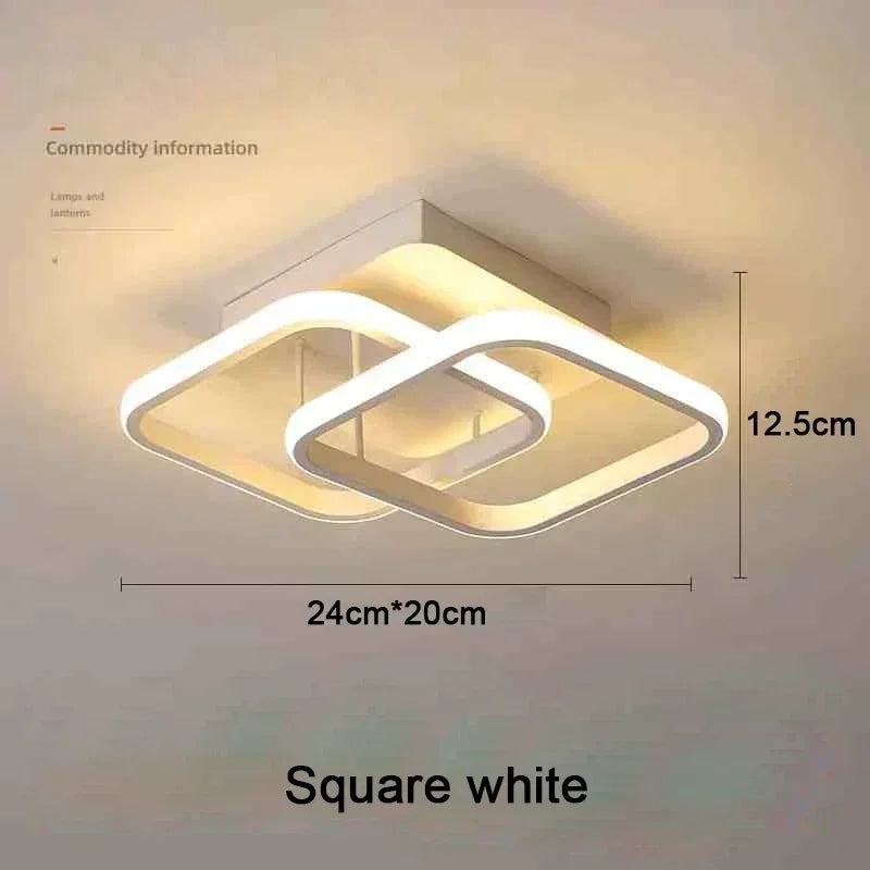 LED Strip Aisle Ceiling Lights Modern Minimalist Living Room Lamps For Balcony Entrance Staircase Home Decor Multiple shapes