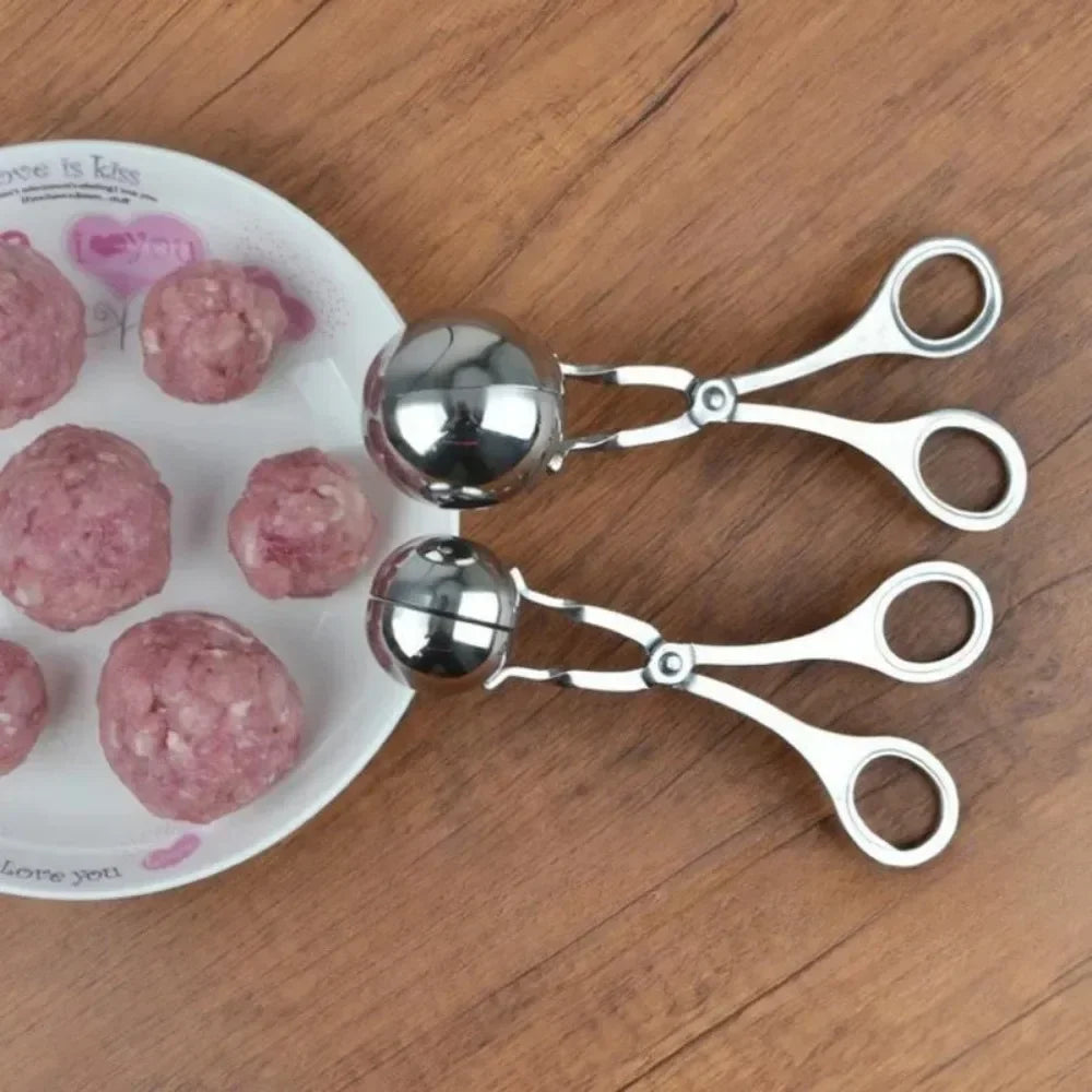 Meat Ball Maker Tool Stainless Steel Clip Round