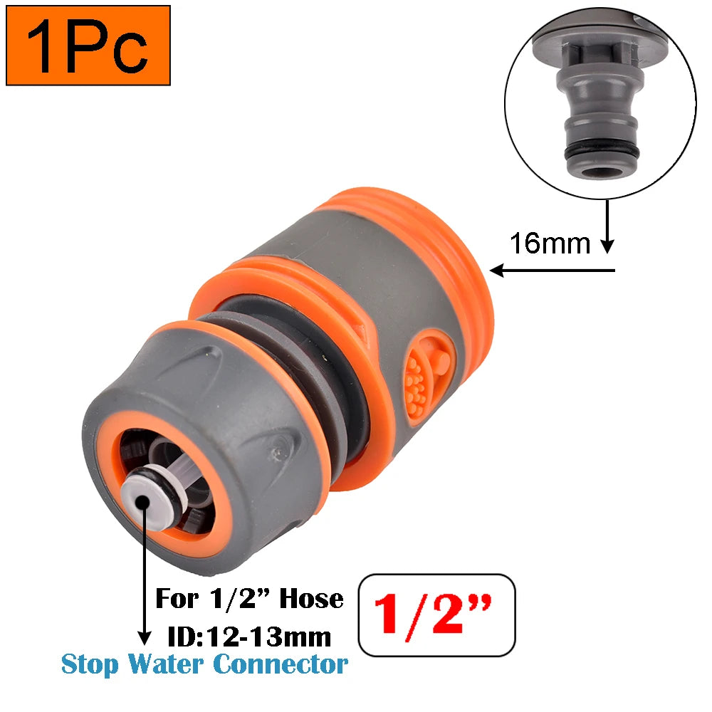 Garden Hose Quick Connector  Stop Water Connector