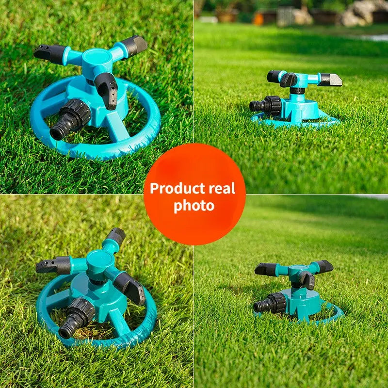 Sprinkler Nozzle 360 Degree Automatic Rotating Water Spray Garden