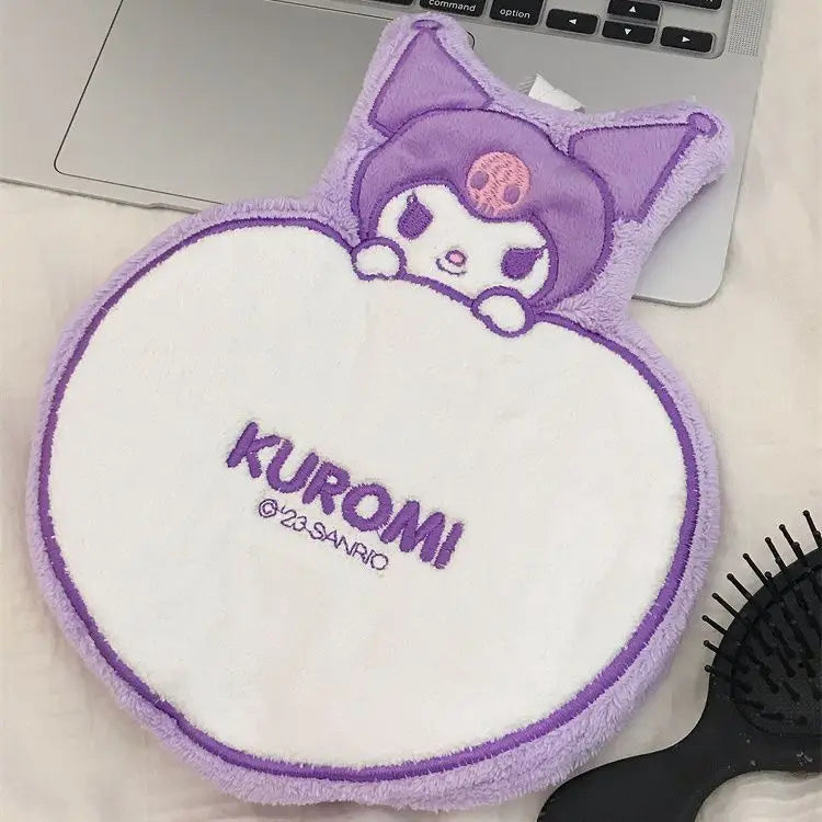 Miniso Cute Embroidered Hand Wipes, Handkerchiefs, Washcloths, Coral Velvet Super Absorbent and Quick Drying