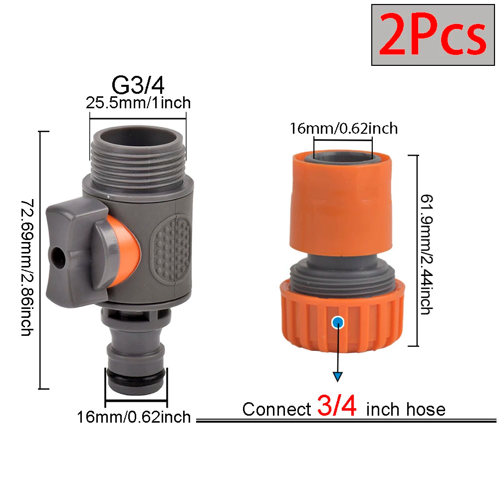 Garden Hose Quick Connector  Stop Water Connector