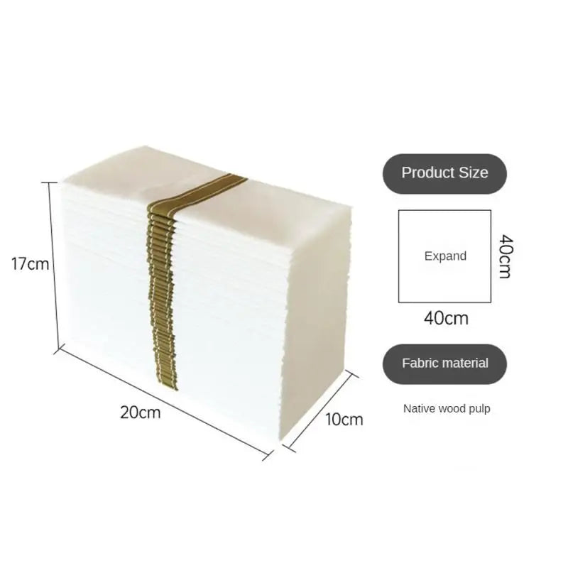 50/100Pcs 40*40cm Square Satin Table Napkin Hotel Serving Table Napkins Wedding Party Soft Handkerchief Christmas Home Table Dec