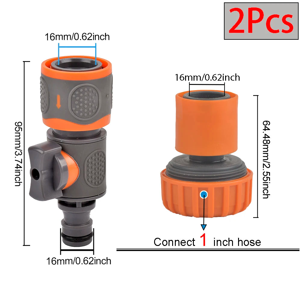 Garden Hose Quick Connector  Stop Water Connector