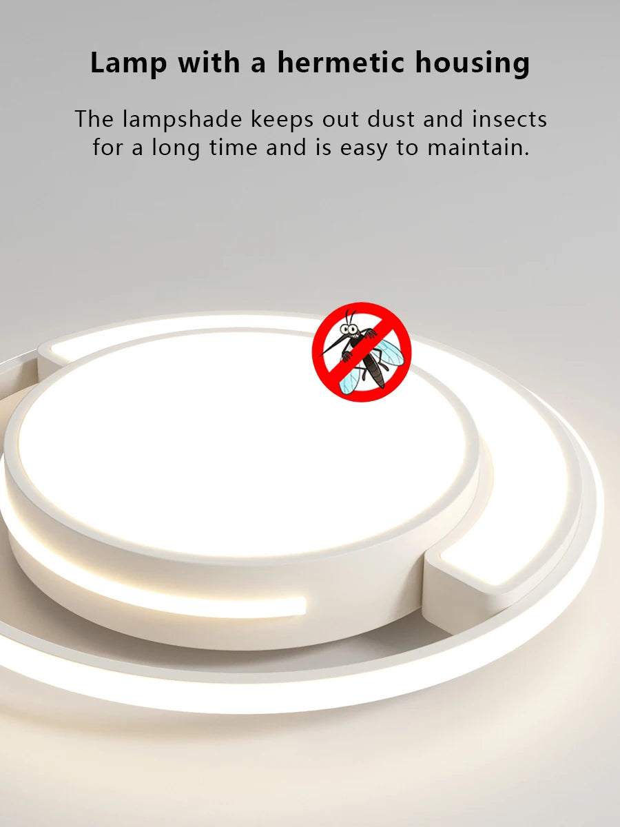 2025 new-style living room lamp, a minimalist modern round ceiling lamp, is suitable for bedrooms and living rooms.