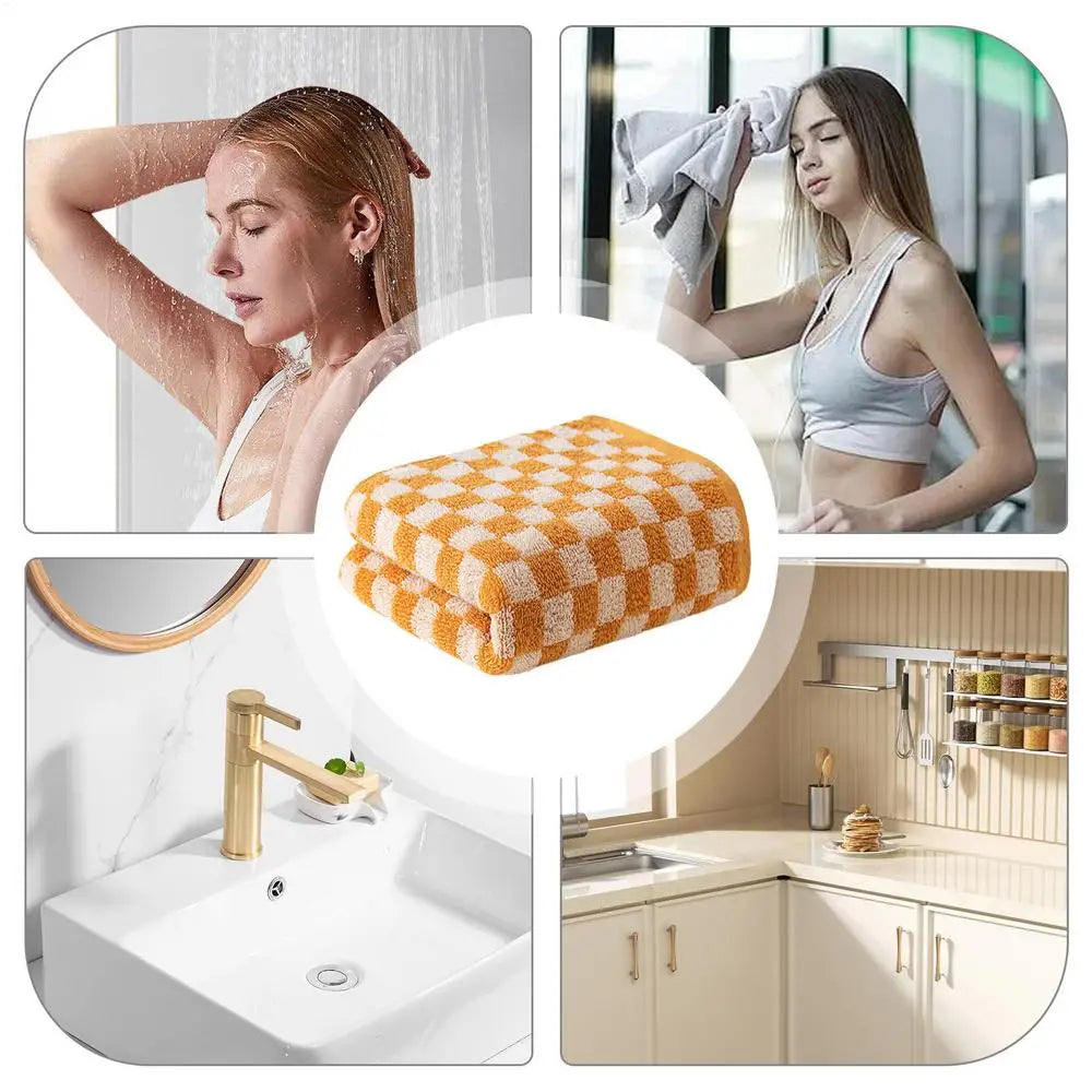 Cute Bath Towels 29.5 X 13.3 In Cotton Large Bath Towel Quick-drying Colorful Bath Wrap Towels Soft Absorbent Bathroom