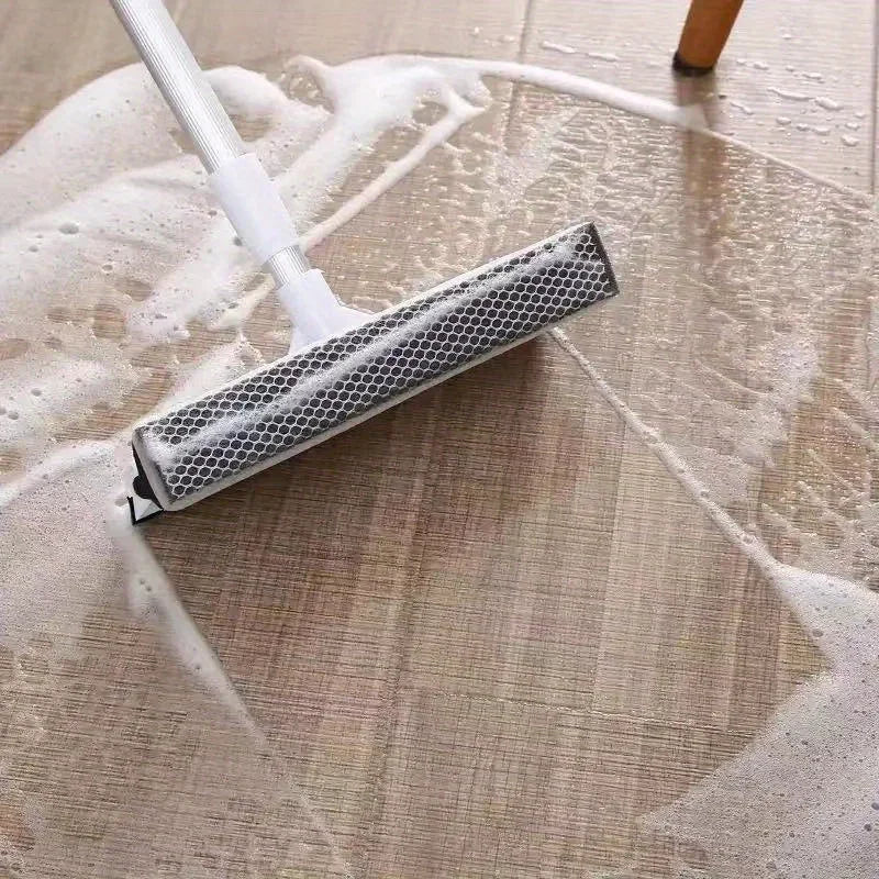 1pc Squeegee Window Cleaner 2 in 1 Retractable Pole Cleaning Window