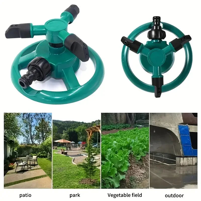 Sprinkler Nozzle 360 Degree Automatic Rotating Water Spray Garden
