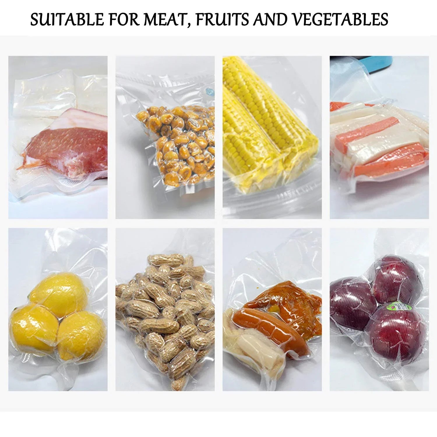 1 Roll 300CM Vacuum Seal Bags For Food, Food Saver Bags Rolls