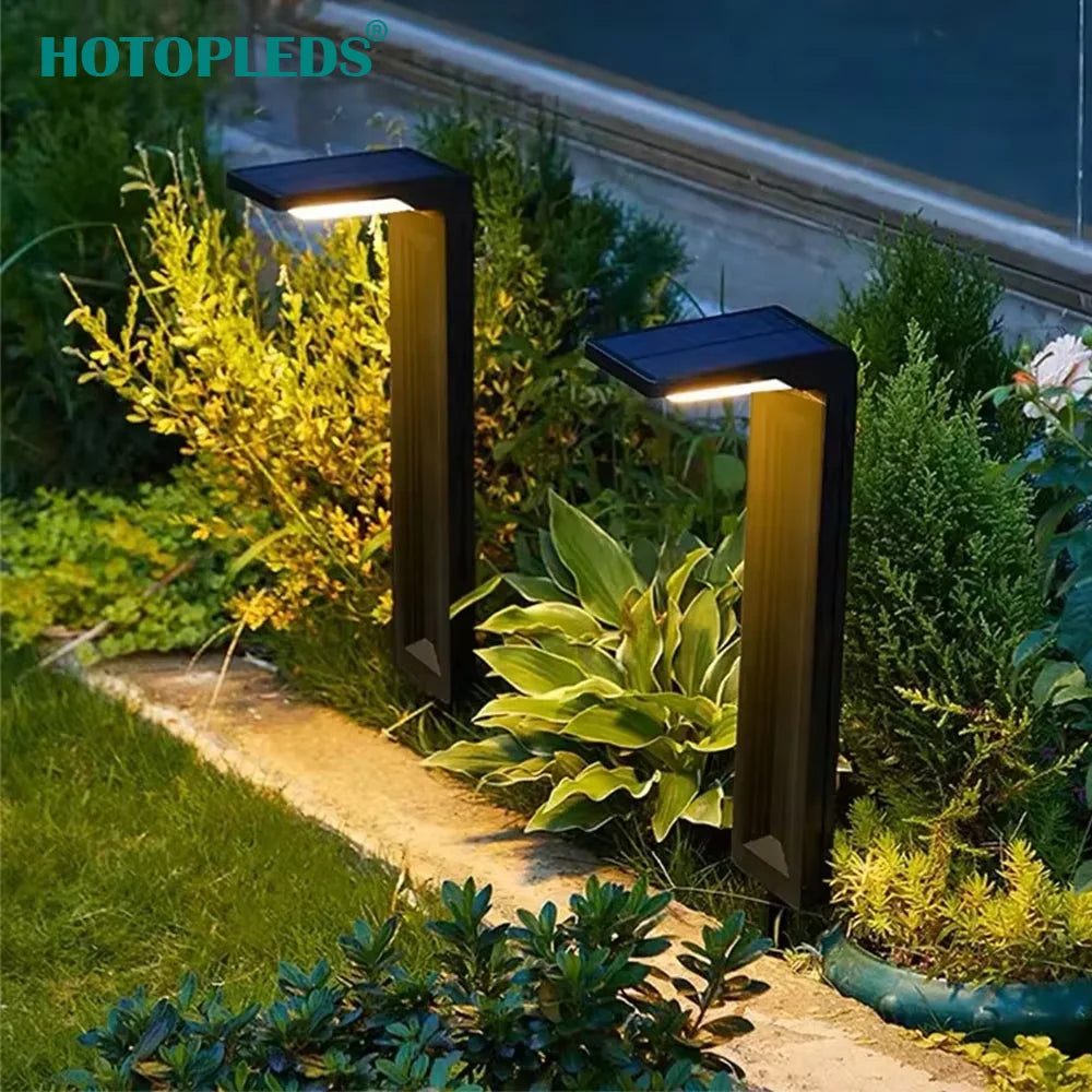 Outdoor Solar Lamp Garden Light Decoration GardWaterproof Solar Powered Garden Pathway Lights for Yard Walkway Decor Patio Porch