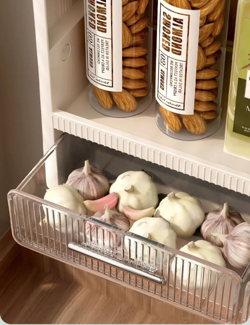 Kitchen Bathroom Wall Shelf Multi-layer Cupboard Seasoning Home Storage Rack Organizer Accessories Freestanding Space Saver