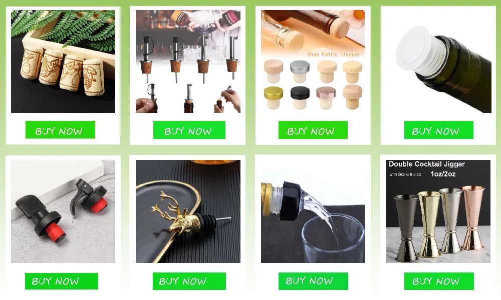 Silicone Champagne Wine Beer Bottle Cork Stopper Plug Wine Bottle Sealer Cap Stopper Bar Kitchen Tool Vacuum Sealed Sealer Plug