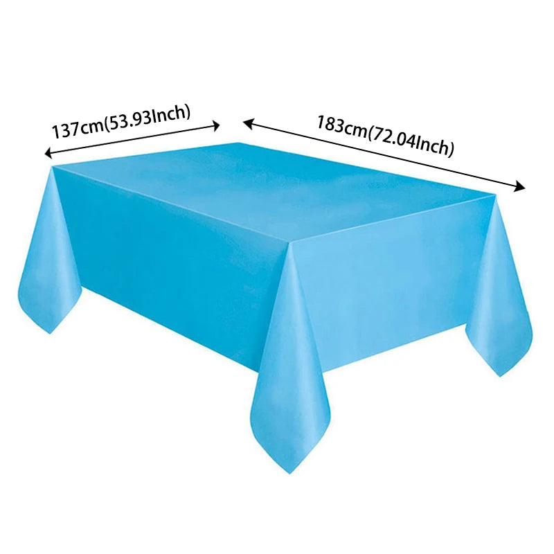 Tablecloth Birthday Party Wedding Christmas Table Cover Wipe Covers