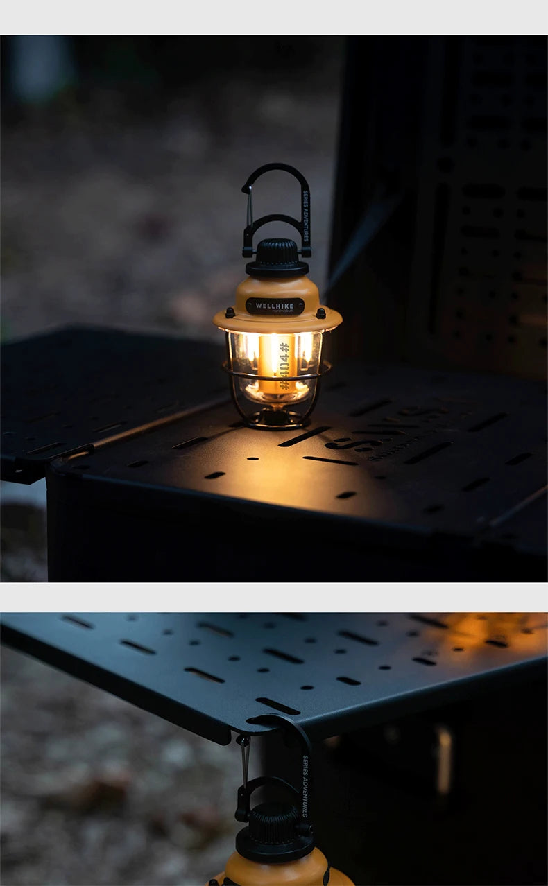 WELLHIKE Outdoor Lighting Camping Lights Long Life Locking Pinecone Light LED Multifunction Ambient Light Tent Canopy Flashlight