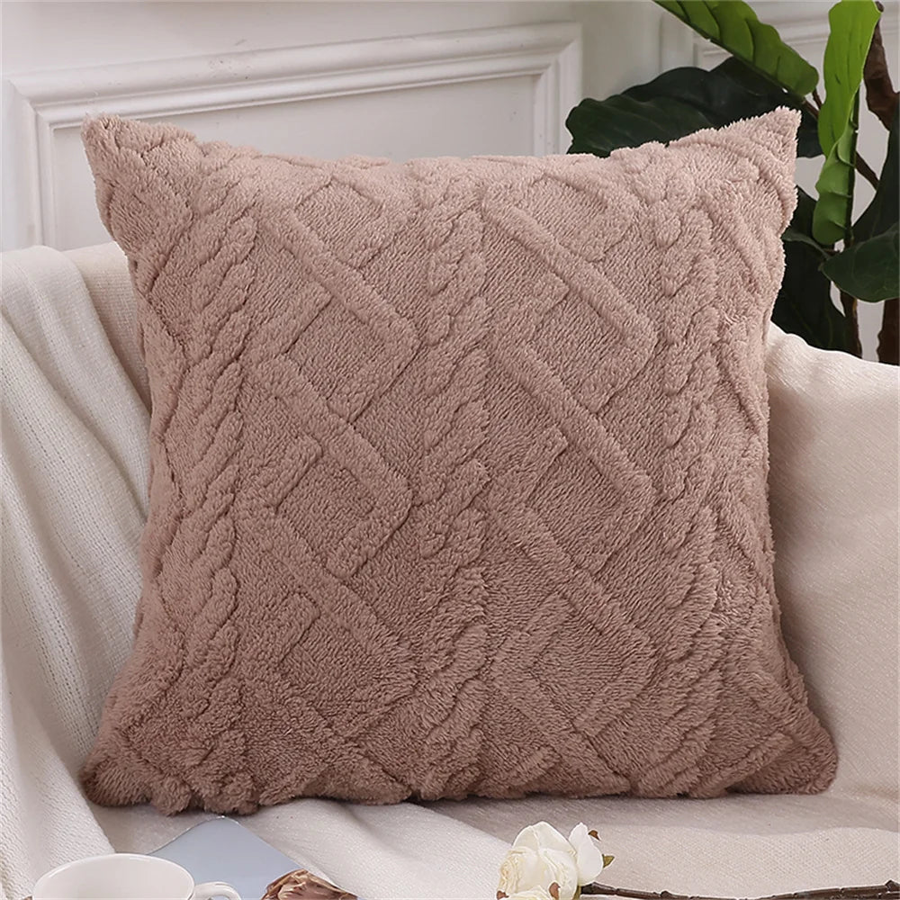 Kitinjoy Throw Pillow Covers 40x40 For Sofa Decro Soft Plush Cushion Covers 50x50cm Home And Decoration Luxury Throw Pillow Case