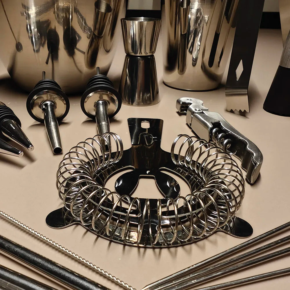 UPORS Stainless Steel Cocktail Shaker Mixer Wine Martini Boston Shaker For Bartender Drink Party Bar Tools 550ML/750ML