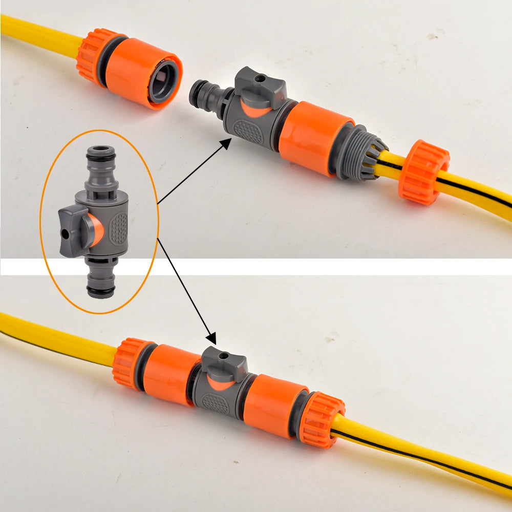 Garden Hose Quick Connector  Stop Water Connector