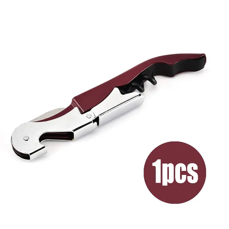 quail 1pcs red wine bottle opener,wine corkscrew,wedding bottle opener,wine opener gift ,wine knife can opener,bar opener tool