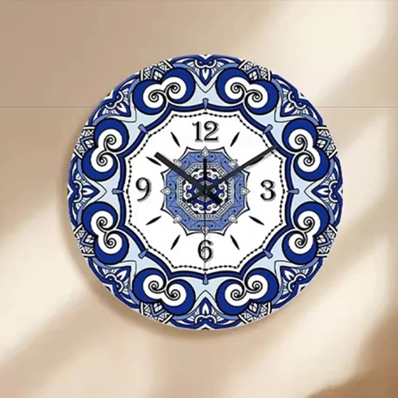 Design Clocks Living Room Large Wall Clock Elegant Modern Interior Decorative Clocks Nordic Bedroom Wall Clock Noiseless