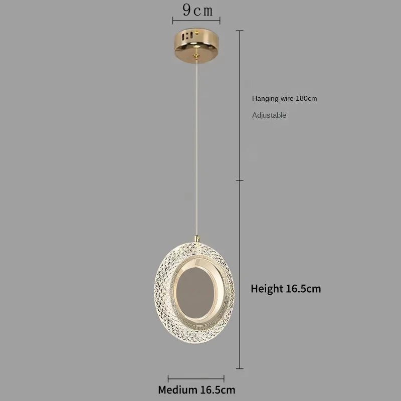 Modern Minimalist Living Room Sofa Bedroom Background Wall Lamp Ambient Light Small Pendant Lamp Home Decoration Indoor Lighting