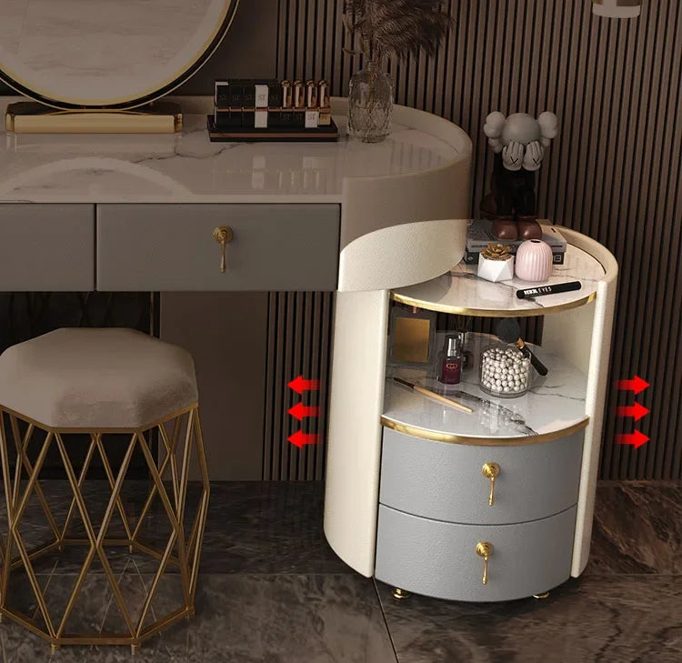 Bedroom Luxury Vanity Table Beauty Storage Fashion Girls Vanity Table Modern Multifunctional Tocador Maquillaje Furniture