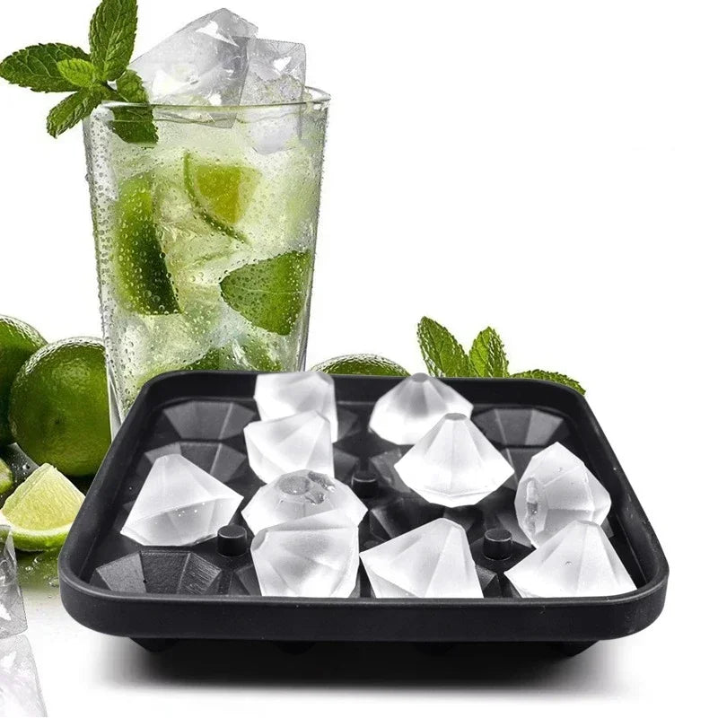 16 Grid Diamond Ice Tray Mold Box