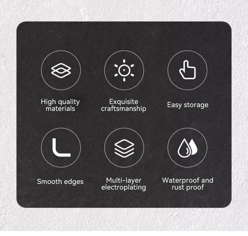 Bathroom Retractable Towel Single Bar Black, Chrome Single Towel Rack Extended Drying Towel Hanging Bar Bathroom EL81024