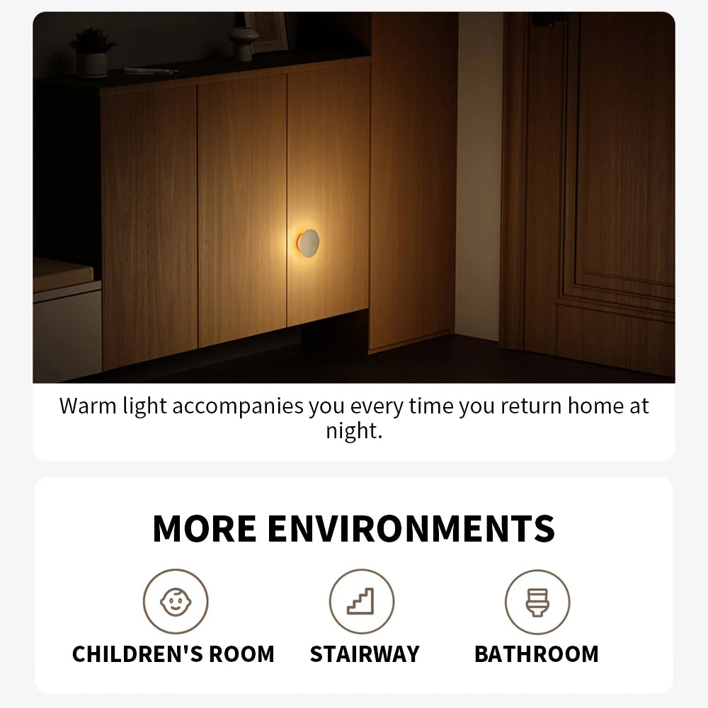 Original New MIJIA Night Light 3 Adjustable Brightness Infrared Smart Human Body Sensor Magnetic Base For Smart Home Life