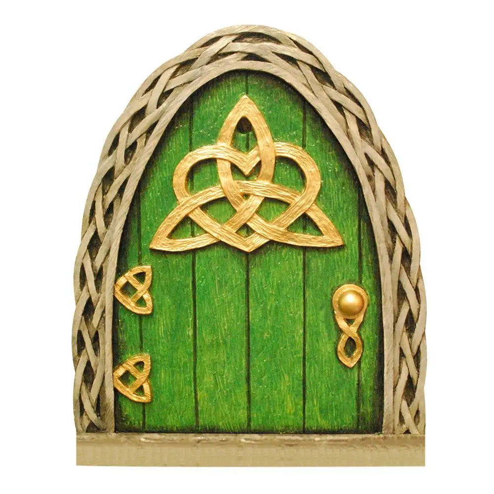 1 PC Miniature Fairy Door Figurines Statues for Outdoor Yard Art Garden Tree Decor With Engraved Design Fairy Garden Door