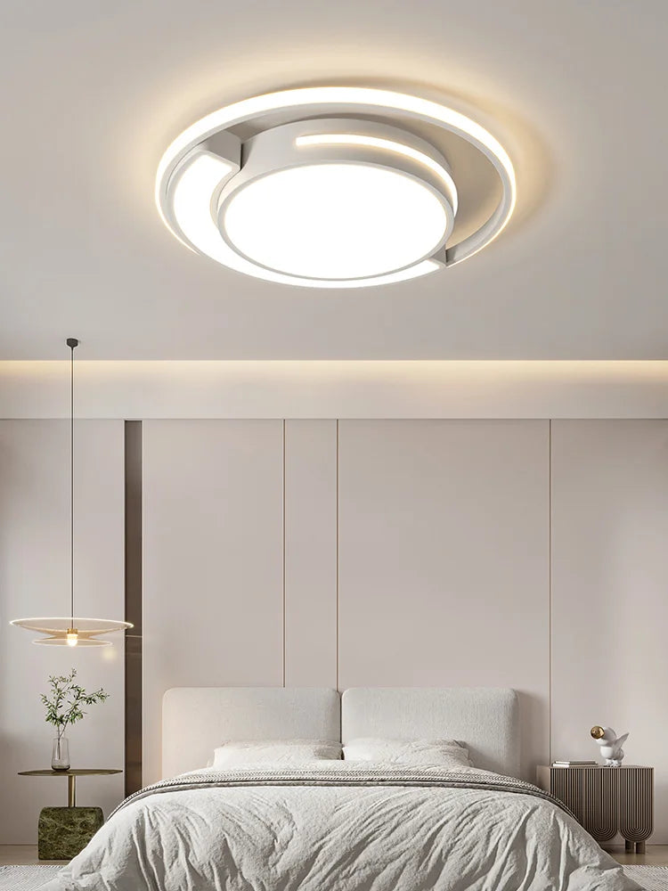 2025 new-style living room lamp, a minimalist modern round ceiling lamp, is suitable for bedrooms and living rooms.