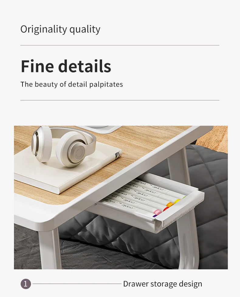 Laptop Bed Table, Foldable Lap Table Tablet Stand Laptop Bed Tray Table, Portable Lap Table With Foldable Legs For Working, Read