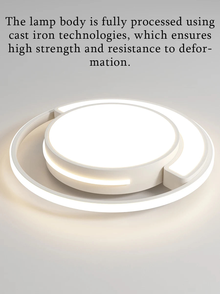 2025 new-style living room lamp, a minimalist modern round ceiling lamp, is suitable for bedrooms and living rooms.