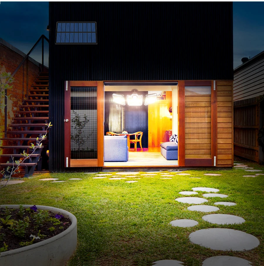 122/333LED Solar Lights Outdoor Motion Sensor Human Induction 3 Modes IP65 Waterproof Solar Power Garage Yard Corridor Wall Lamp