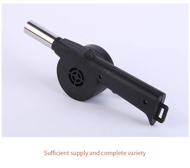 Hand-cranked Air Blower Barbecue Fan Mini Portable BBQ Grill Fire Bellows Picnic Camping Accessories Outdoor Hand Tools