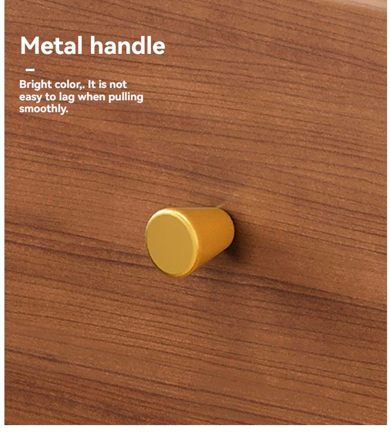 Bedside cabinet, household small bedroom storage, narrow cabinet, mini storage shelf, solid wood color, multi-purpose storage