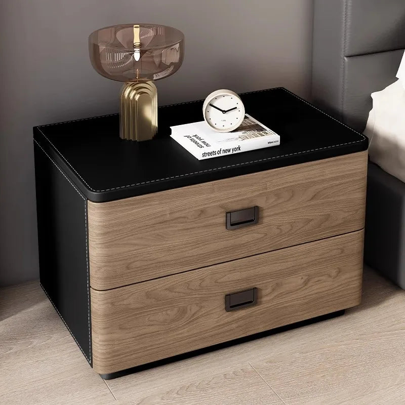 Bedroom Storage Bedside Table Italian Style Space Saving Bedside Tables Aesthetic Modern Mesitas De Noche Home Furniture