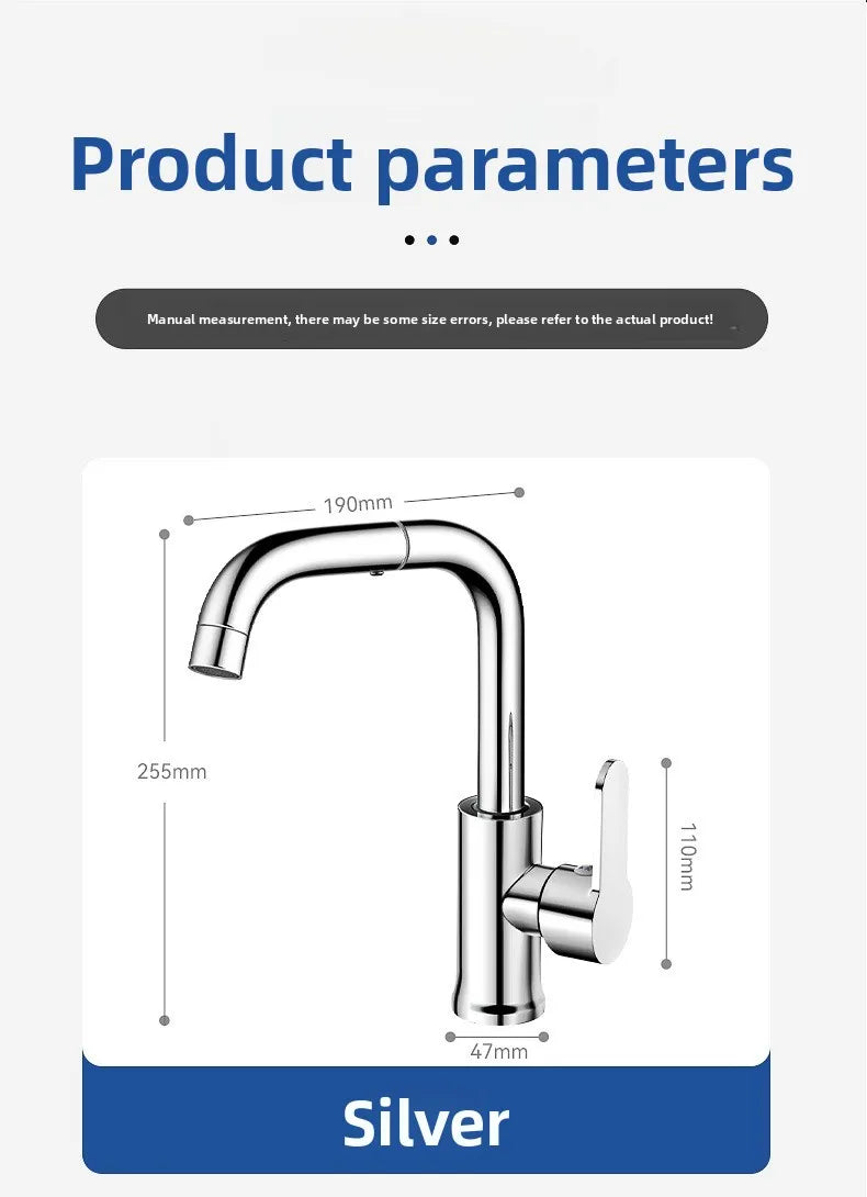 Bathroom faucet washbasin for home hot and cold water two-in-one washbasin washbasin