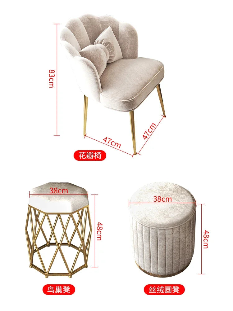 Bedroom Luxury Vanity Table Beauty Storage Fashion Girls Vanity Table Modern Multifunctional Tocador Maquillaje Furniture