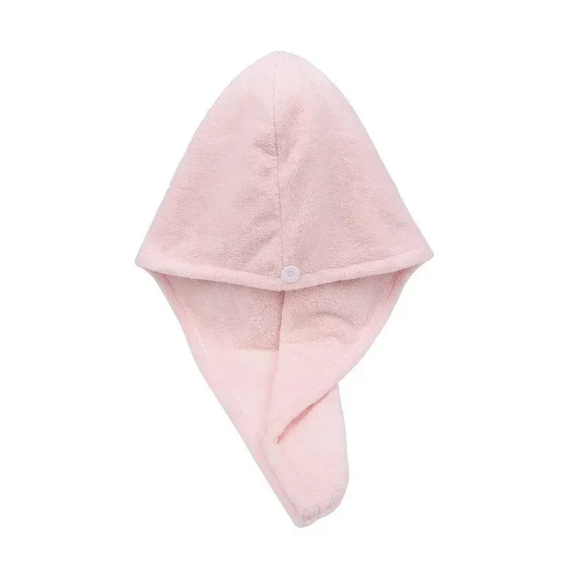 Drying Hair Towel Dry Hair Cap Microfiber Hair Drying Wrap Strong Water Absorbent Triangle Shower Hat Wiping Hair Towel Tool