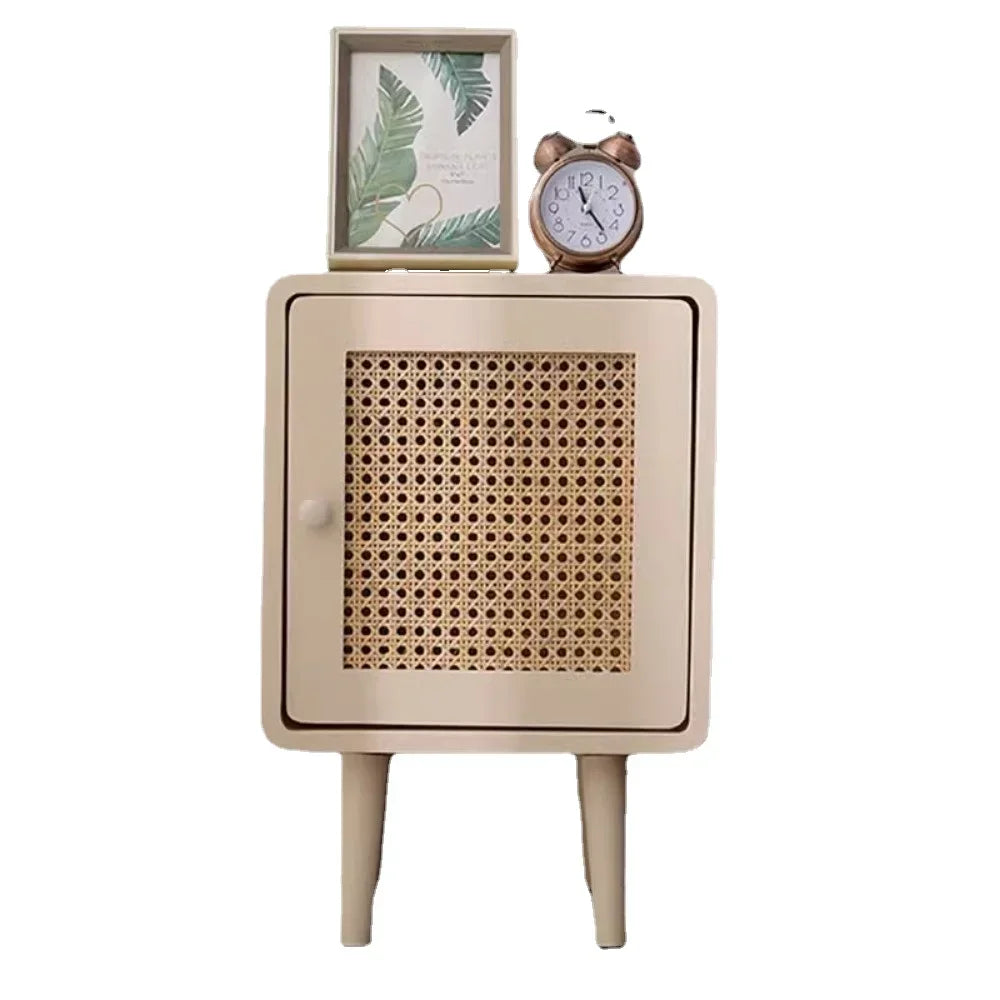Bedroom Rattan Nightstands Modern Storage Box Organizers Small Space Nightstands Rustic Center Moveis Para Casa Room Decoration