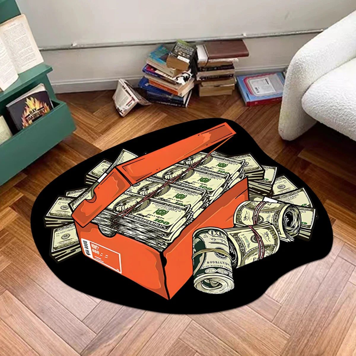 Bedroom Rug Shoe Mat Creative Shoe Box Living Room Mats Fashion Lounge Trend Decor Entrance Sneakers Carpet Alfombra Habitación