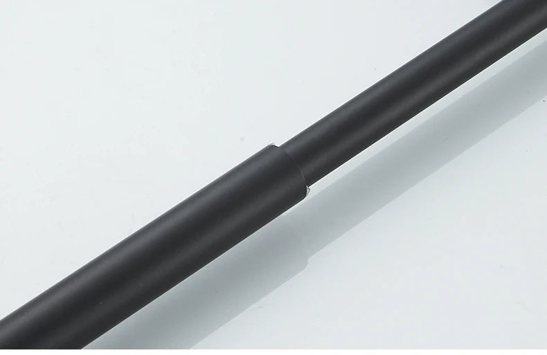 Bathroom Retractable Towel Single Bar Black, Chrome Single Towel Rack Extended Drying Towel Hanging Bar Bathroom EL81024