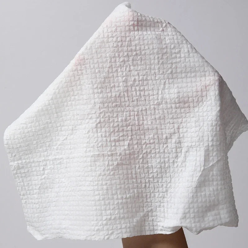 Disposable Washcloth Set 7 14pcs Portable Travel Towel Compressed Face Cleansing Beauty Square Thickened Cotton Wipes Camping